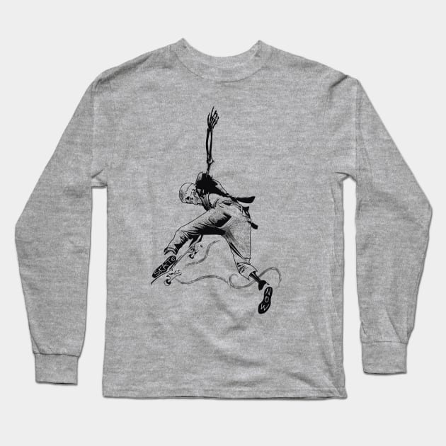 Dead Pro Skater Long Sleeve T-Shirt by Frajtgorski